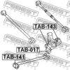 FEBEST TAB-017 Bush, control arm mounting